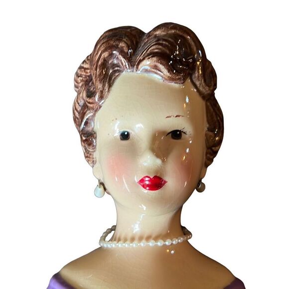 A Special Place (2004) Ceramic Female Retro Desktop Vase Pen Holder - Picture 2 of 6